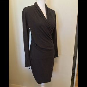 Maxmara dark gray wool dress 6